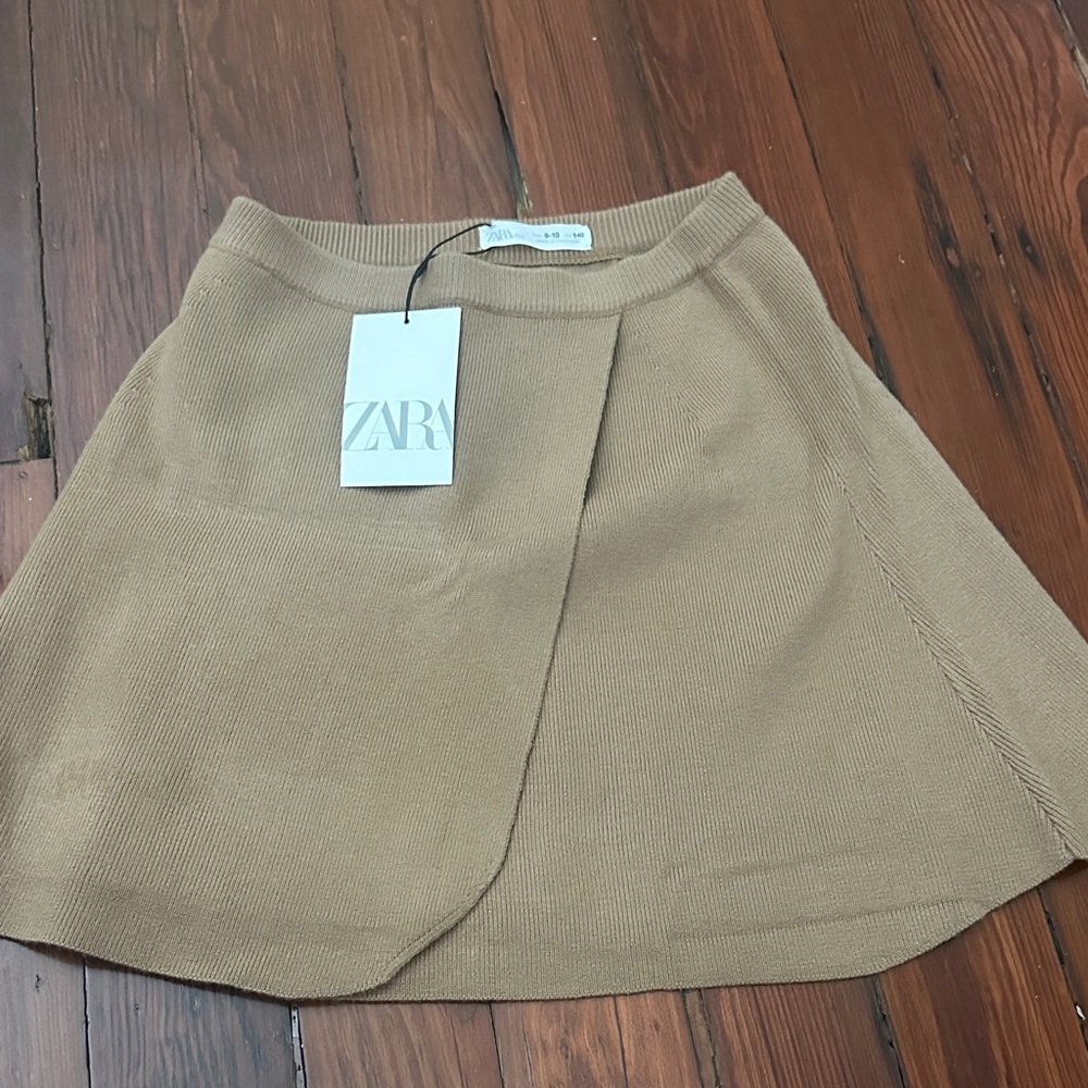 Zara Women's Camel Mini Skirt